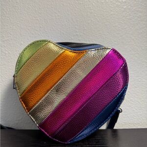 Colorful Heart-Shaped Crossbody Bag